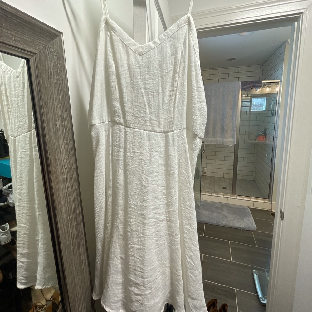 White Cotton On Dress. Size L